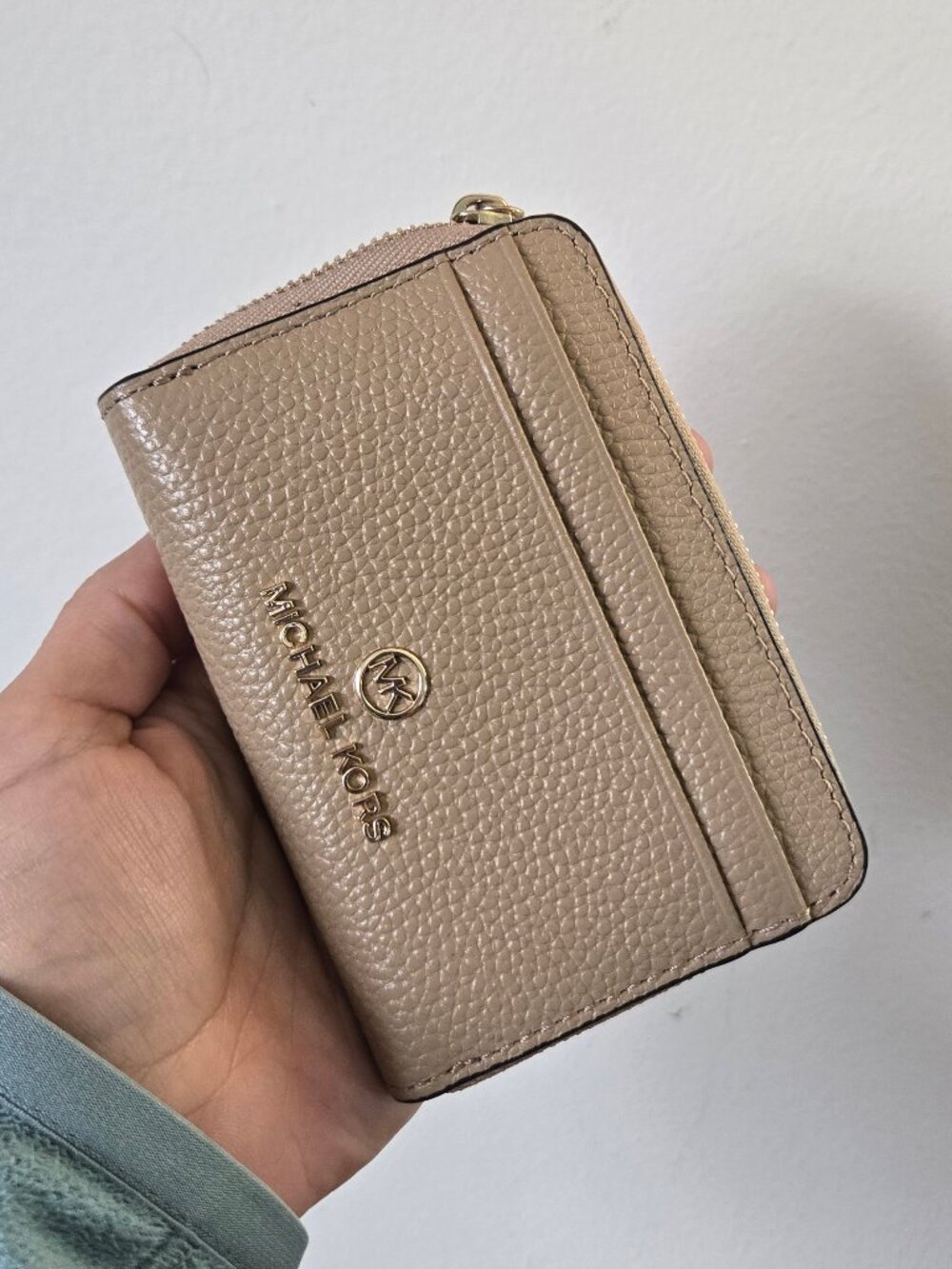Michael Kors pebbled leather wallet